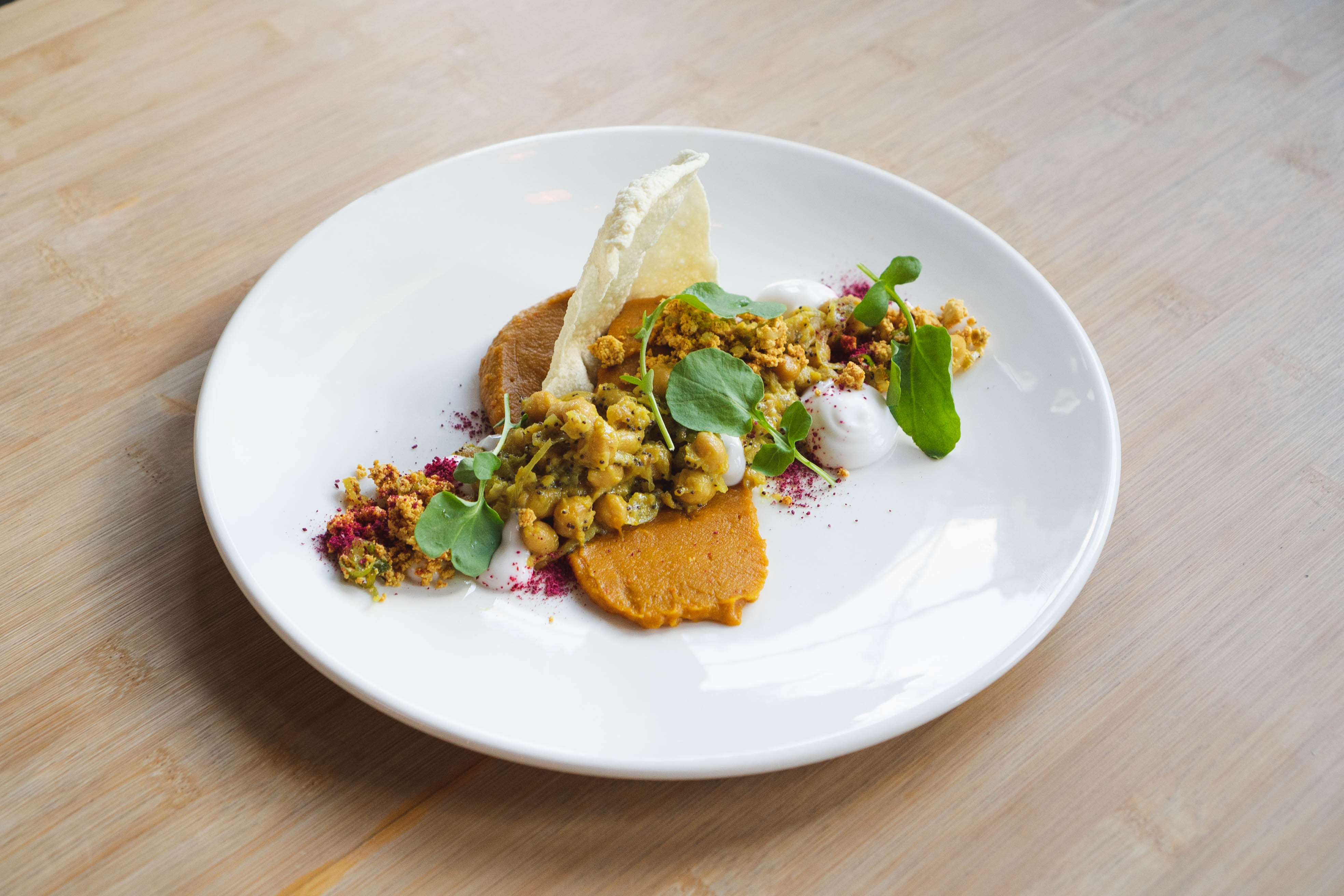 Lemon chickpeas with pumpkin